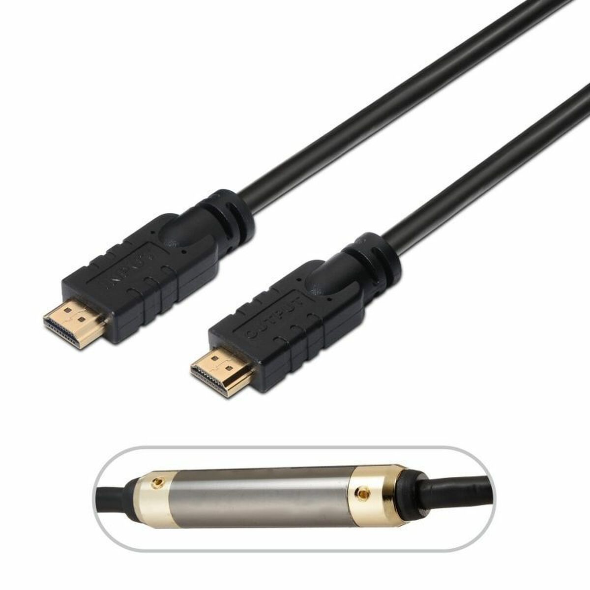 HDMI Kaabel Aisens A119-0104 Must 20 m